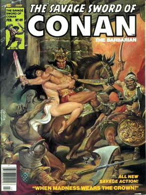 The savage sword of Conan